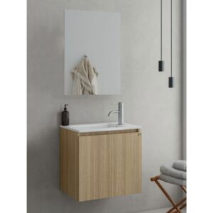 Drop Verona 55 Slavonia Oak 5FVRM55SO Έπιπλο Μπάνιου Μελαμινικό