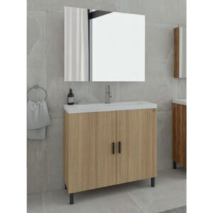 Drop Roma 80 Slavonia Oak 5FRMM80SO Έπιπλο Μπάνιου Μελαμινικό