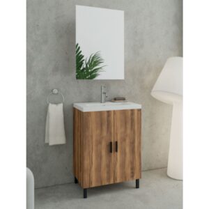 Drop Roma 60 Amber Baroque Oak 5FRMM60BO Έπιπλο Μπάνιου Μελαμινικό