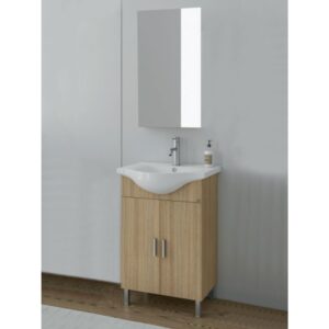 Drop Luna 55 Slavonia Oak 5FLUM55SO Έπιπλο Μπάνιου Μελαμινικό