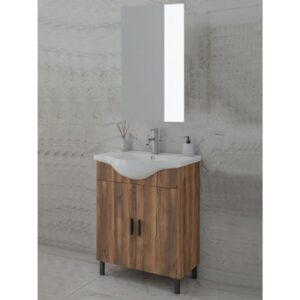 Drop Luna 65 Amber Baroque Oak 5FLUM65BO Έπιπλο Μπάνιου Μελαμινικό