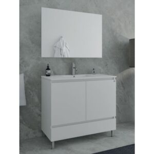 Drop Delta 90 White 5FDLM90WH Έπιπλο Μπάνιου Μελαμινικό