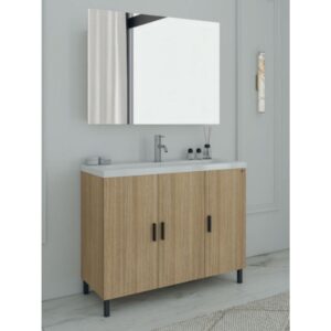 Drop Roma 100 Slavonia Oak 5FRMM10SO Έπιπλο Μπάνιου Μελαμινικό