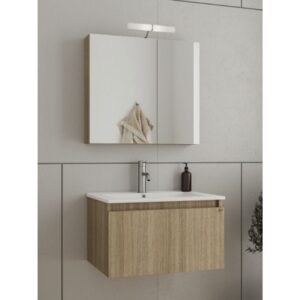 Drop Liberty 60 Slavonia Oak 5FLI060SO Έπιπλο Μπάνιου Μελαμινικό