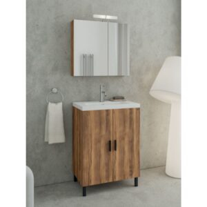 Drop Roma 70 Amber Baroque Oak 5FRM070BO Έπιπλο Μπάνιου Μελαμινικό