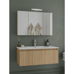 Drop Liberty 90 Slavonia Oak 5FLI090SO Έπιπλο Μπάνιου Μελαμινικό