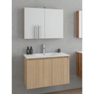 Drop Verona 75 Slavonia Oak 5FVR0750SO Έπιπλο Μπάνιου Μελαμινικό