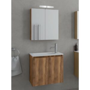 Drop Verona 55 Amber Baroque Oak 5FVR055BO Έπιπλο Μπάνιου Μελαμινικό