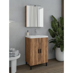 Drop Roma 50 Amber Baroque Oak 5FRM050BO Έπιπλο Μπάνιου Μελαμινικό