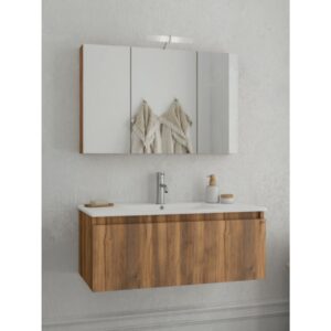 Drop Liberty 100 Amber Baroque Oak 5FLI010ΒO Έπιπλο Μπάνιου Μελαμινικό