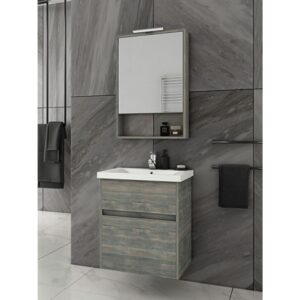 Drop Instinct 55 Smoked Oak Έπιπλο Μπάνιου Μελαμινικό