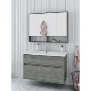 Drop Instinct 100 Smoked Oak Έπιπλο Μπάνιου Μελαμινικό