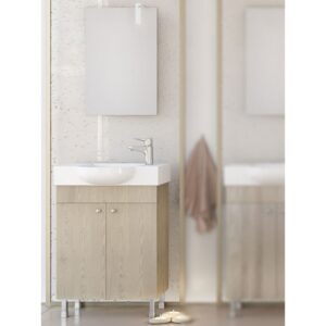 Drop Litos 55 PL Wood Έπιπλο Μπάνιου Μελαμινικό