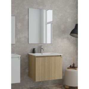 Drop Verona 75 Slavonia Oak 5FVRM75SO Έπιπλο Μπάνιου Μελαμινικό