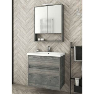 Drop Instinct 65 Smoked Oak Έπιπλο Μπάνιου Μελαμινικό