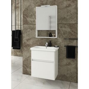 Drop Instinct 55 White Έπιπλο Μπάνιου Λευκό