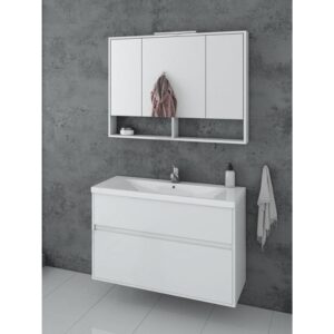 Drop Instinct 100 White Έπιπλο Μπάνιου Λευκό