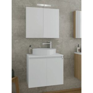 Drop Verona 75 White 5FVRP75WH Έπιπλο Μπάνιου Λευκό