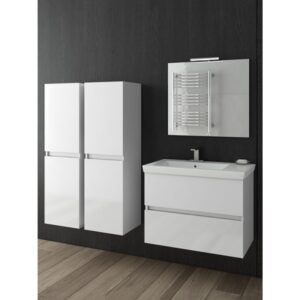 Drop Luxus 70 White-1 Έπιπλο Μπάνιου Λευκό