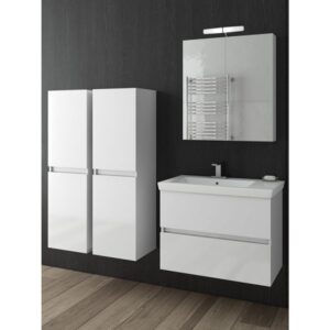 Drop Luxus 70 White Έπιπλο Μπάνιου Λευκό