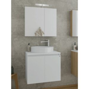 Drop Verona 60 White 5FVRP60WH Έπιπλο Μπάνιου Λευκό