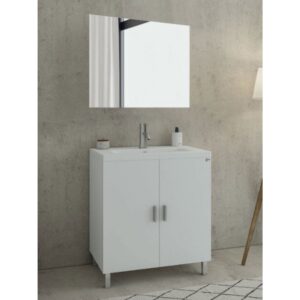 Drop Roma 80 White 5FRMM80WH Έπιπλο Μπάνιου Λευκό