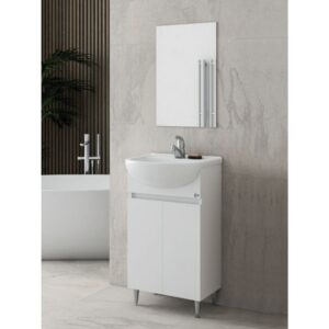 Drop Alfa 50 White 5FAFM50WH Έπιπλο Μπάνιου Λευκό