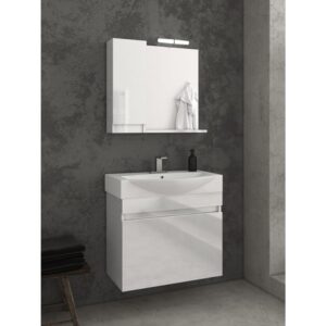 Drop Senso 65 White Έπιπλο Μπάνιου Λευκό