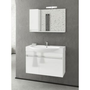 Drop Senso 85 White Έπιπλο Μπάνιου Λευκό