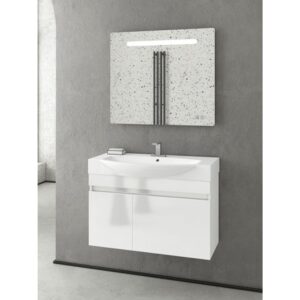 Drop Senso 85 White-2 Έπιπλο Μπάνιου Λευκό