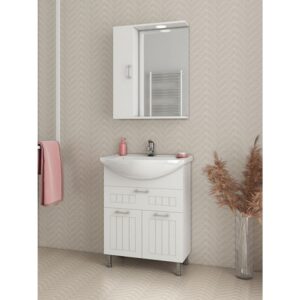 Drop Ritmo 65 White Έπιπλο Μπάνιου Λευκό