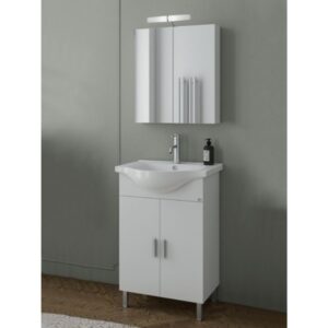 Drop Luna 55 White 5FLU055WH Έπιπλο Μπάνιου Λευκό