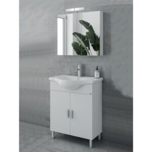 Drop Luna 65 White 5FLU065WH Έπιπλο Μπάνιου Λευκό