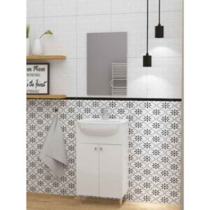 Drop Olympus 50 White Έπιπλο Μπάνιου Λευκό