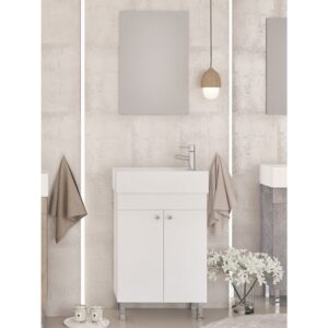 Drop Litos 50 SG White Έπιπλο Μπάνιου Λευκό