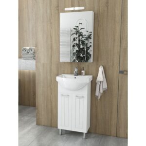 Drop Ritmo 45 White Έπιπλο Μπάνιου Λευκό