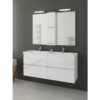 Drop Luxus 120 White Έπιπλο Μπάνιου Λευκό