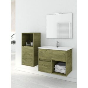 Drop Sorrento 65 Natural Wood Έπιπλο Μπάνιου Μοντέρνο