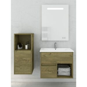 Drop Sorrento 65 Natural Wood-2 Έπιπλο Μπάνιου Μοντέρνο