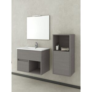 Drop Sorrento 65 Cement Wood Έπιπλο Μπάνιου Μοντέρνο