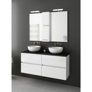 Drop Luxus 120 White Top Έπιπλο Μπάνιου Μοντέρνο