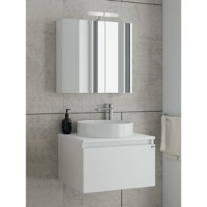 Drop Liberty 60 White 5FLIP60WH Έπιπλο Μπάνιου Μοντέρνο