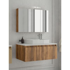 Drop Liberty 100 Amber Baroque Oak 5FLIP10BO Έπιπλο Μπάνιου Μοντέρνο