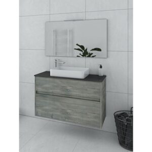 Drop Instinct 100 Smoked Oak Top-1 Έπιπλο Μπάνιου Μοντέρνο