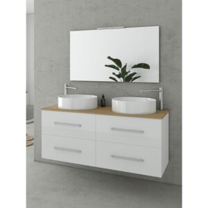 Drop Torino 120 White-1 Έπιπλο Μπάνιου Μοντέρνο