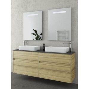 Drop Instinct 150 Natural Oak Top-2 Έπιπλο Μπάνιου Μοντέρνο