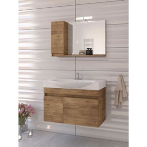 Drop Senso 85 PL Wood Έπιπλο Μπάνιου Μοντέρνο