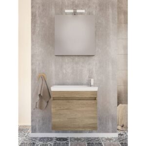 Drop Luxus 60 PL Wood Έπιπλο Μπάνιου Μοντέρνο