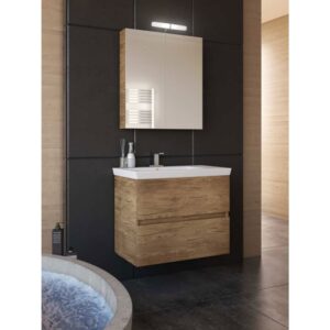 Drop Luxus 70 PL Wood Έπιπλο Μπάνιου Μοντέρνο