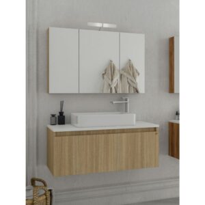 Drop Liberty 90 Slavonia Oak 5FLIP90SO Έπιπλο Μπάνιου Μοντέρνο